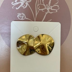 💫 vintage large gold earrings